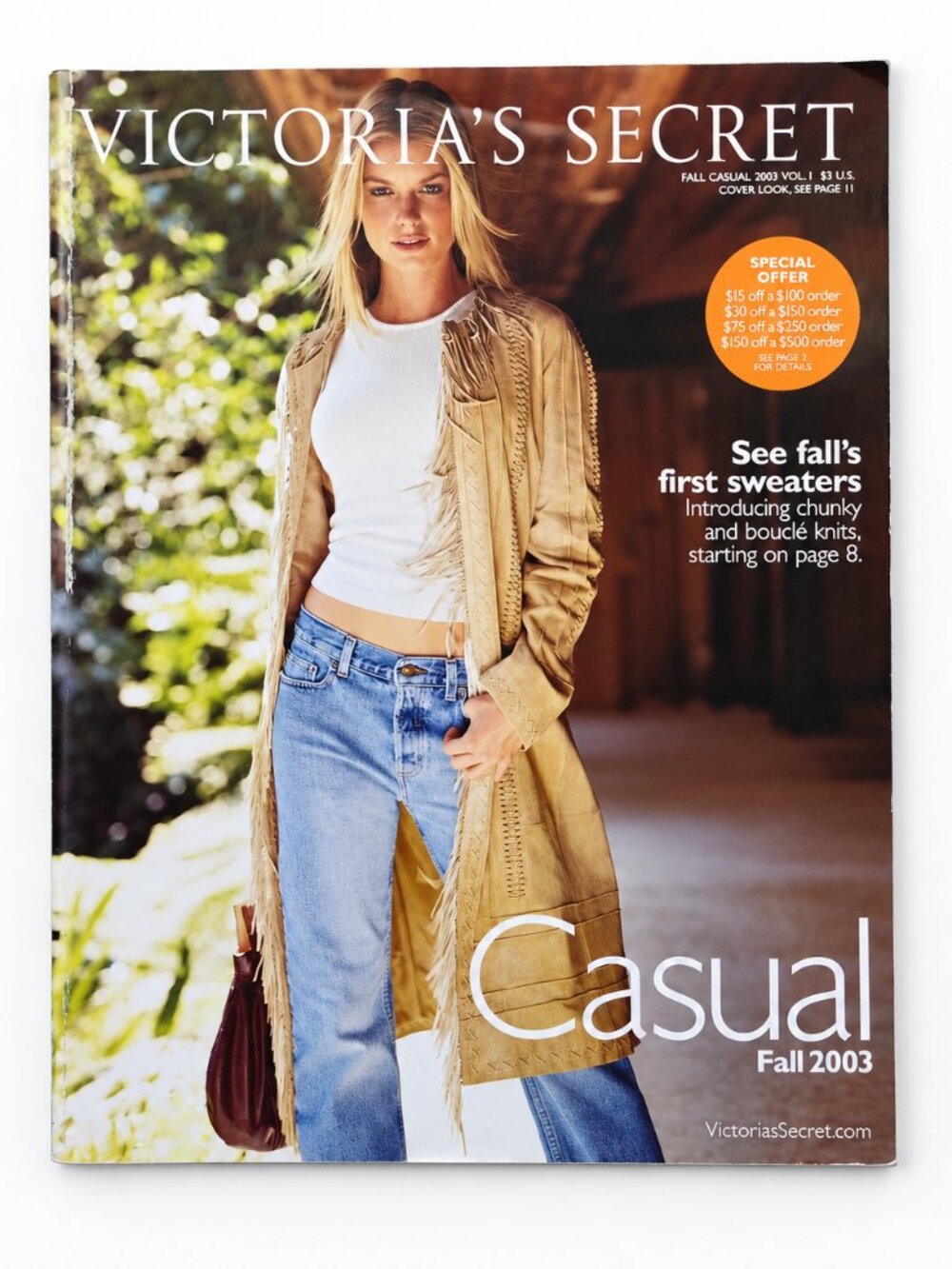 Victoria's Secret Catalog Marisa Miller Fashion Magazine 2003 Vol l